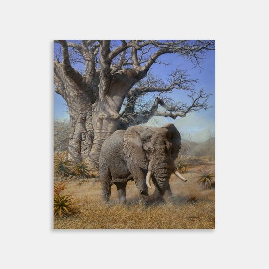 The Contemplation Of Giants Art Print